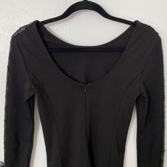 Armani Exchange long sleeve black dress - Picture 4 of 5